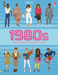 Книги для детей: 1980s fashion sticker book [Usborne]