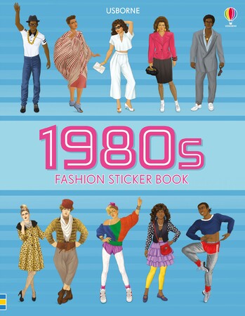 Альбомы с наклейками: 1980s fashion sticker book [Usborne]