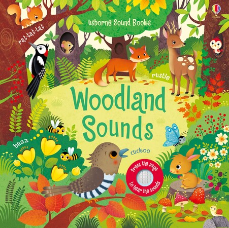 Музичні книги: Woodland sounds (9781474936811) [Usborne]