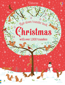 Творчество и досуг: Christmas Rub-down transfer books [Usborne]
