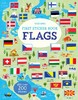First sticker book flags