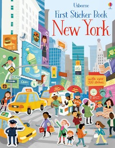 Книги для детей: First sticker book New York
