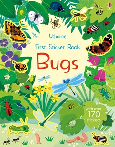Книги для дітей: First sticker book bugs [Usborne]