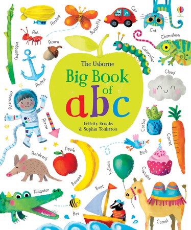 Обучение чтению, азбуке: Big book of ABC [Usborne]