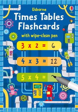 Развивающие карточки: Times tables flash cards [Usborne]
