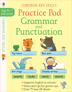 Навчання письма: Grammar and punctuation practice pad 6-7 [Usborne]