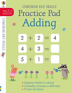 Навчання лічбі та математиці: Adding practice pad 5-6