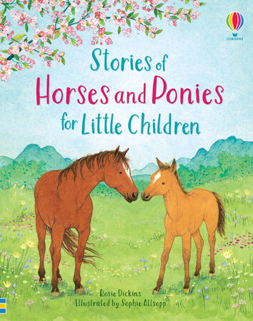 Книги про животных: Stories of Horses and Ponies for Little Children [Usborne]