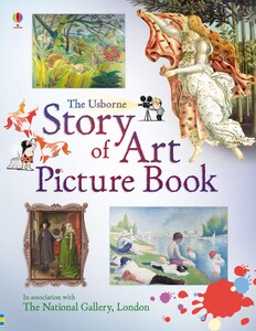 Пізнавальні книги: Story of art picture book [Usborne]