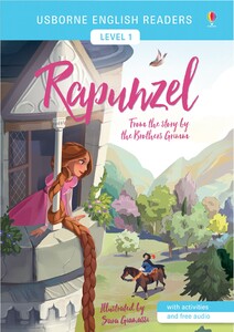 Навчання читанню, абетці: Rapunzel - English Readers Level 1 [Usborne]