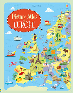 Познавательные книги: Picture atlas of Europe