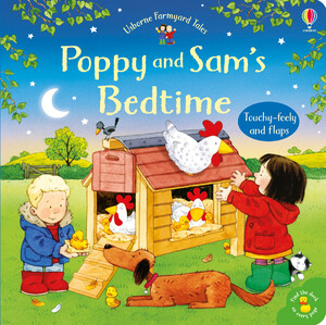 Книги про животных: Poppy and Sams bedtime [Usborne]