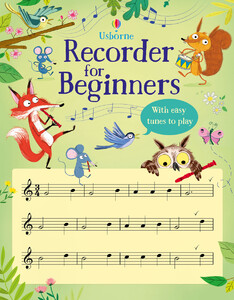 Книги для дітей: Recorder for beginners [Usborne]