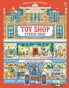 Творчество и досуг: Doll's house sticker book: Toy shop [Usborne]
