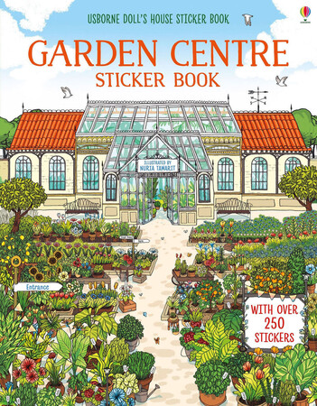 Альбомы с наклейками: Garden Centre Sticker Book [Usborne]