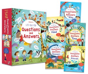 С окошками и створками: LIFT-THE-FLAP QUESTIONS AND ANSWERS - 5 книг в комплекте