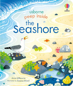 Книги про животных: Peep Inside the Seashore [Usborne]