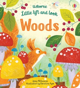 Книги про тварин: Little Lift and Look Woods [Usborne]