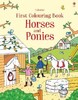 Horses and ponies - First colouring book [Usborne]