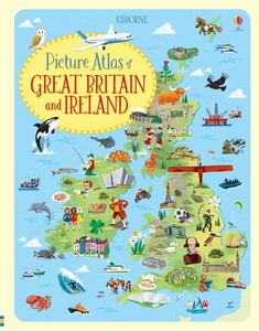 Книги для детей: Picture atlas of Great Britain and Ireland