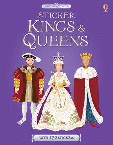 Книги для дітей: Sticker Kings and Queens [Usborne]
