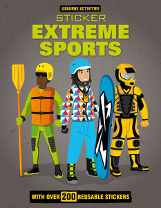 Альбомы с наклейками: Sticker extreme sports [Usborne]
