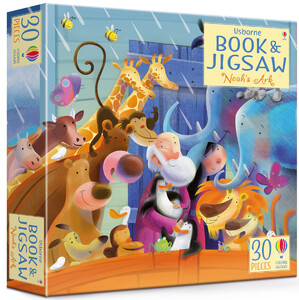 Ігри та іграшки: Noahs Ark книга и пазл в комплекте [Usborne]