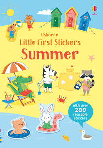 Познавательные книги: Little first stickers summer [Usborne]