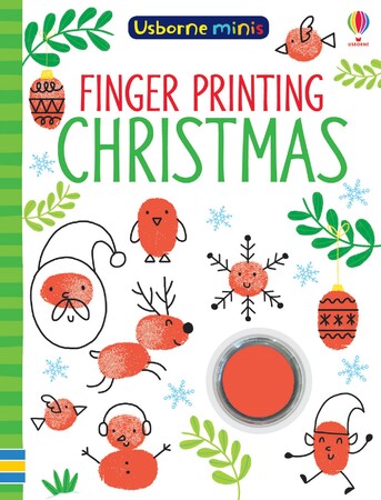 Новогодние книги: Finger printing Christmas [Usborne]
