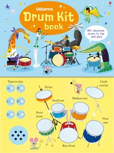 Книги для детей: Drum kit book [Usborne]