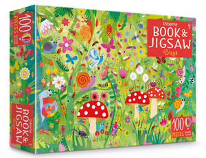 Ігри та іграшки: Bugs puzzle книга и пазл в комплекте [Usborne]