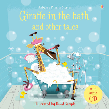 Художні книги: Giraffe in the bath and other tales with CD [Usborne]