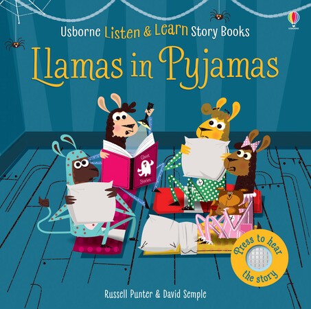 Художні книги: Llamas in pyjamas - Listen and learn stories [Usborne]