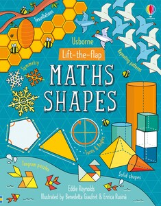 Обучение счёту и математике: Lift-the-Flap Maths Shapes [Usborne]