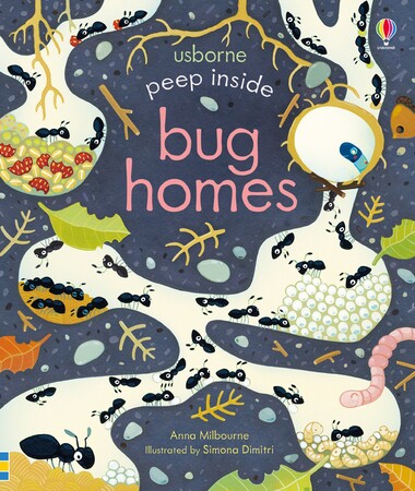 С окошками и створками: Peep Inside Bug Homes [Usborne]