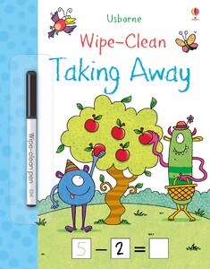 Развивающие книги: Wipe-Clean Taking Away [Usborne]