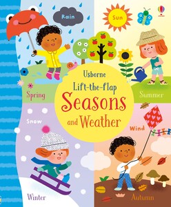 Книги для дітей: Lift-the-flap seasons and weather [Usborne]