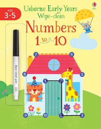 Обучение счёту и математике: Numbers 1 to 10 [Usborne]