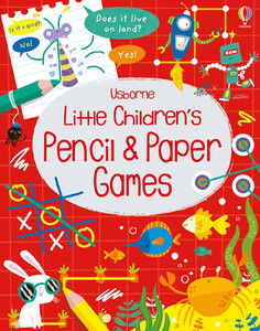 Книги с логическими заданиями: Little Children's Pencil and Paper Games [Usborne]