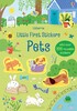 Little First Stickers Pets [Usborne]