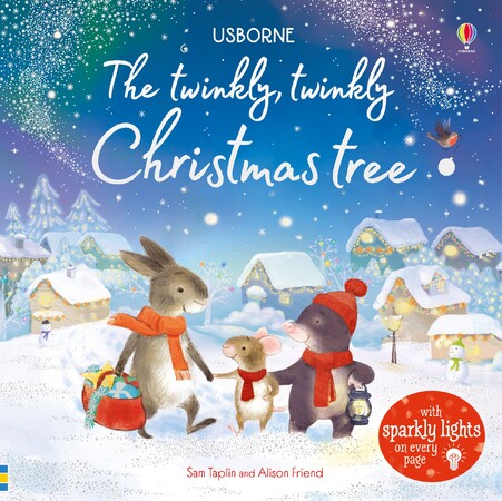 Художественные книги: The twinkly twinkly Christmas tree [Usborne]