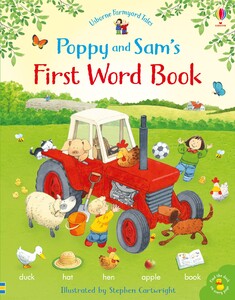 Обучение чтению, азбуке: Poppy and Sam's First Word Book [Usborne]