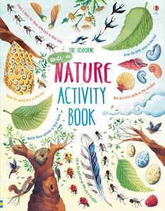 Малювання, розмальовки: Nature activity book [Usborne]