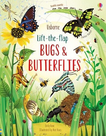 С окошками и створками: Lift-the-Flap Bugs and Butterflies [Usborne]