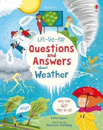 С окошками и створками: Lift-the-Flap Questions and Answers About Weather [Usborne]