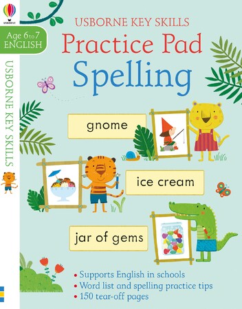 Обучение письму: Spelling practice pad 6-7 [Usborne]