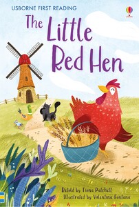 Книги для дітей: The Little Red Hen (First Reading Level 3) [Usborne]