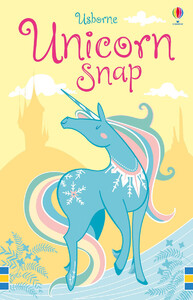 Книги для дітей: Настольная карточная игра Unicorn snap [Usborne]