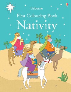 Подборки книг: Nativity - First colouring books [Usborne]