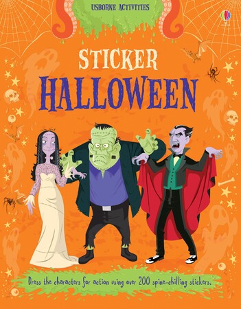 Альбомы с наклейками: Sticker Halloween [Usborne]
